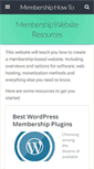 Mobile Screenshot of membershiphowto.com