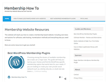 Tablet Screenshot of membershiphowto.com